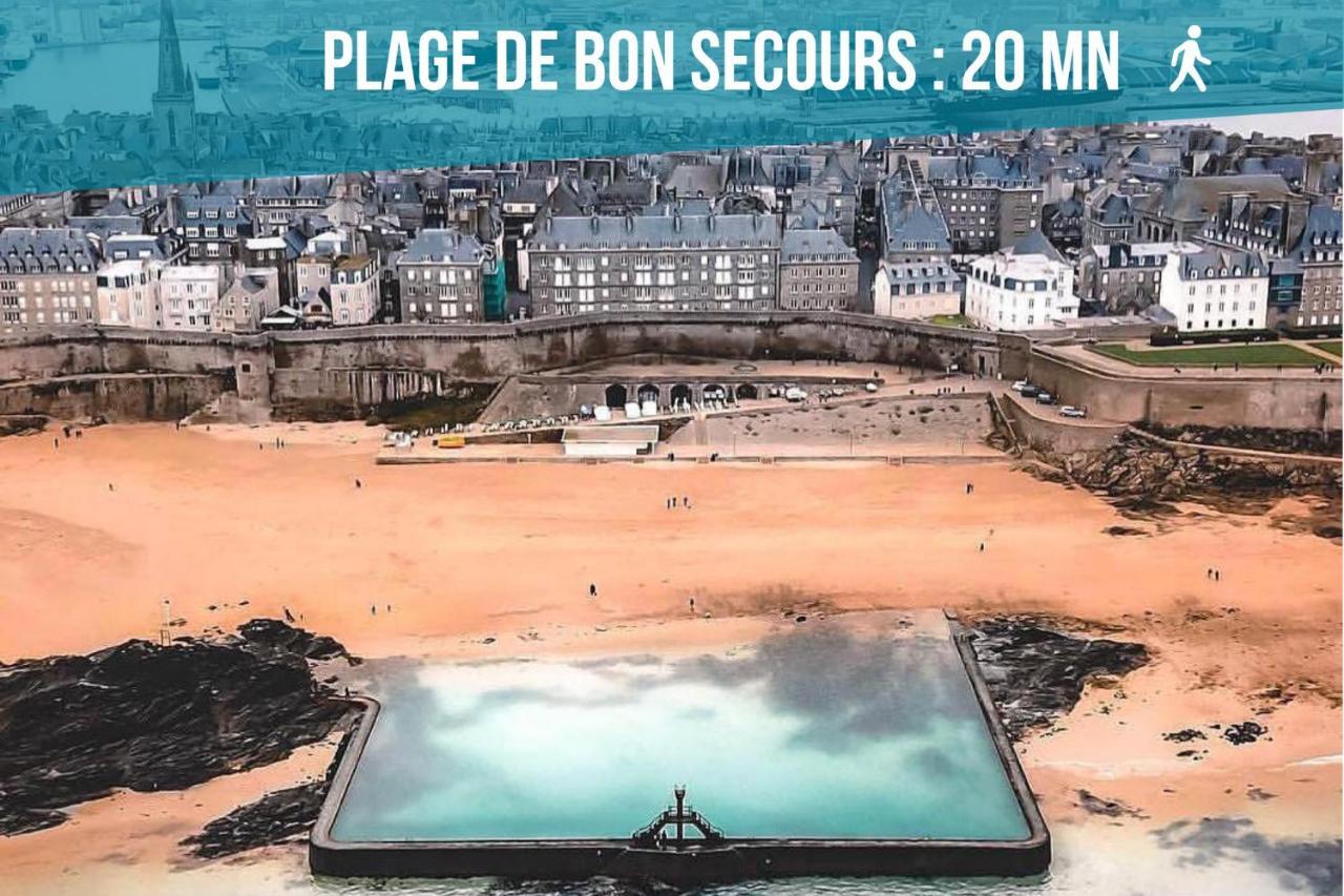 Saint-Malo With Love, Parking, Netflix, Wifi Exterior foto